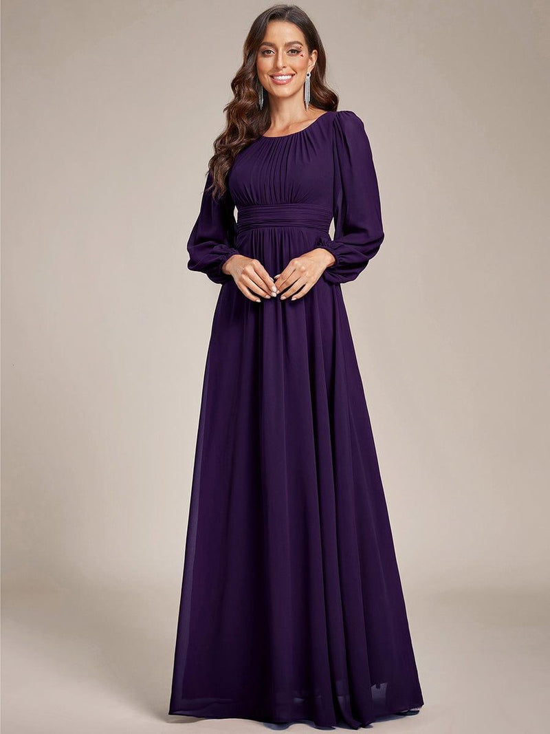 ever CELESTE|Chiffon High Empire Waist Puff Sleeve Mother Dress