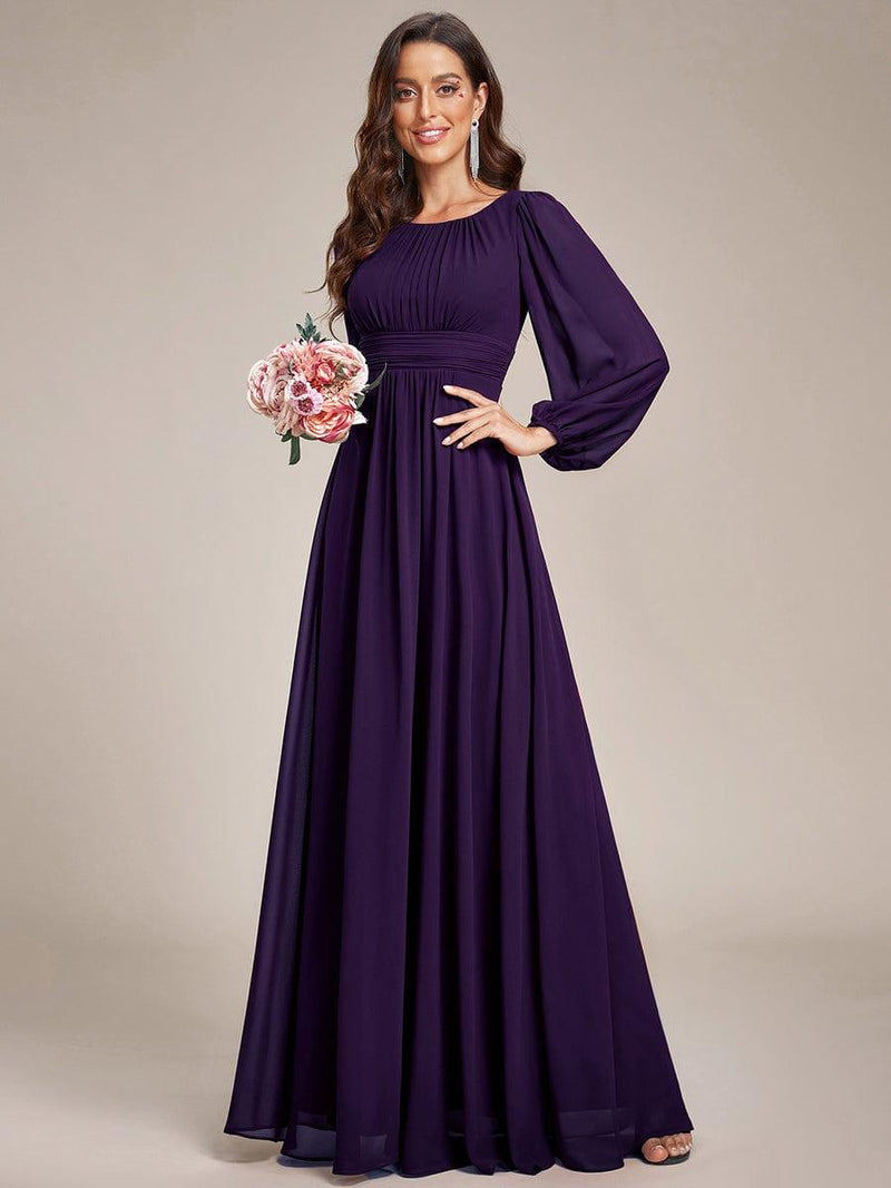 ever CELESTE|Chiffon High Empire Waist Puff Sleeve Mother Dress