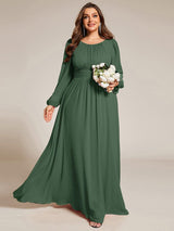 ever CELESTE|Chiffon High Empire Waist Puff Sleeve Mother Dress