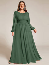 ever CELESTE|Chiffon High Empire Waist Puff Sleeve Mother Dress