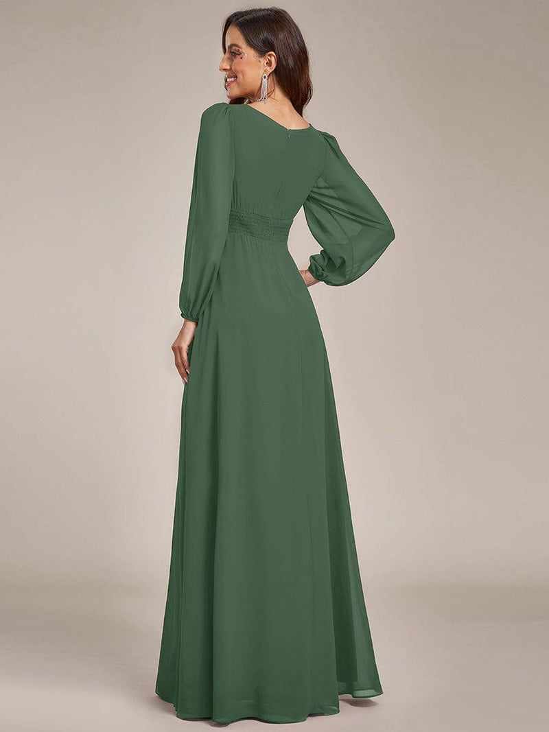 ever CELESTE|Chiffon High Empire Waist Puff Sleeve Mother Dress