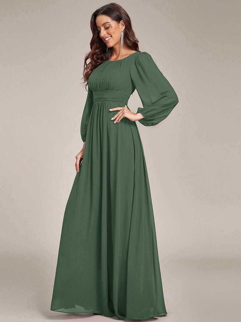 ever CELESTE|Chiffon High Empire Waist Puff Sleeve Mother Dress