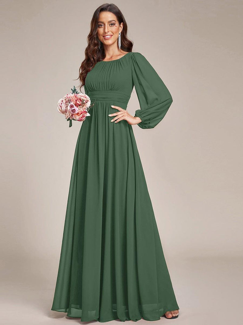 ever CELESTE|Chiffon High Empire Waist Puff Sleeve Mother Dress