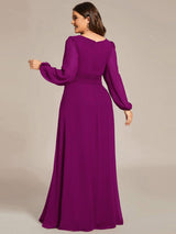 ever CELESTE|Chiffon High Empire Waist Puff Sleeve Mother Dress