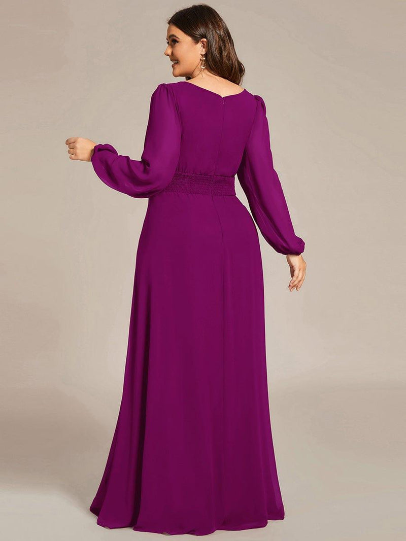 ever CELESTE|Chiffon High Empire Waist Puff Sleeve Mother Dress