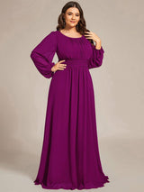 ever CELESTE|Chiffon High Empire Waist Puff Sleeve Mother Dress