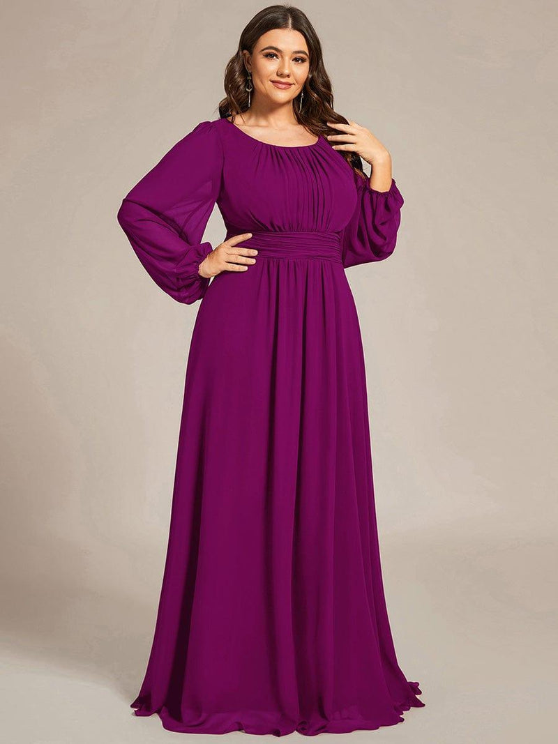 ever CELESTE|Chiffon High Empire Waist Puff Sleeve Mother Dress