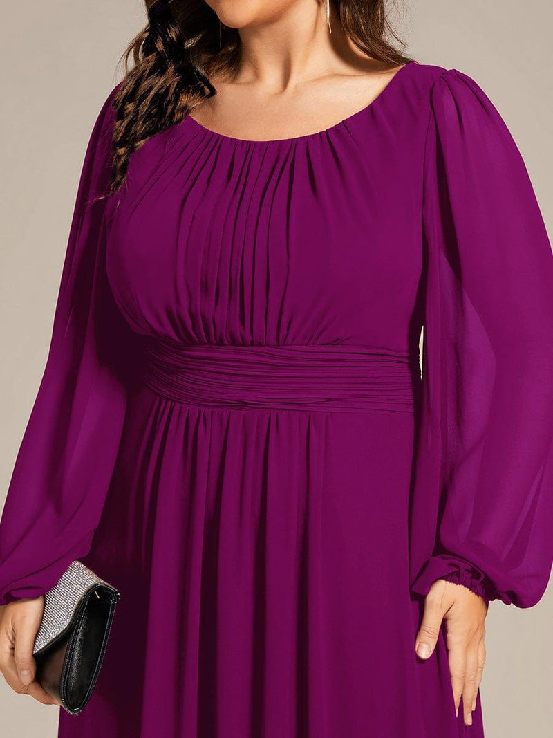 ever CELESTE|Chiffon High Empire Waist Puff Sleeve Mother Dress