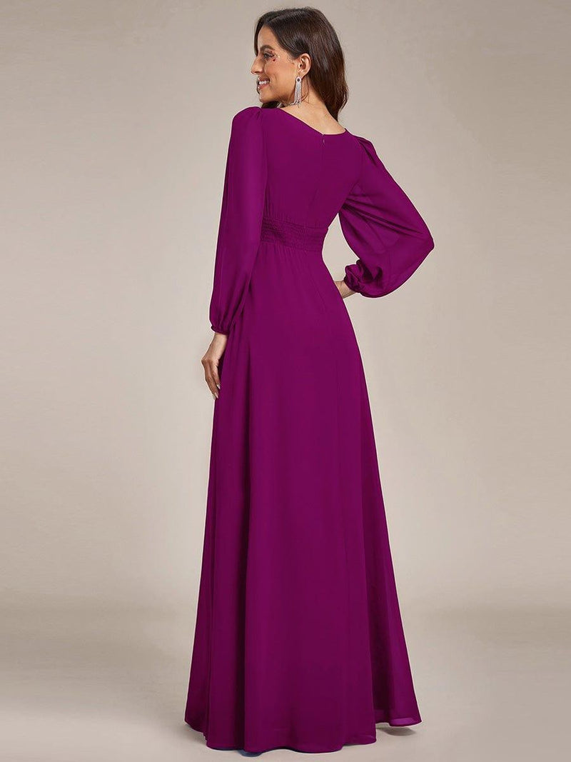 ever CELESTE|Chiffon High Empire Waist Puff Sleeve Mother Dress
