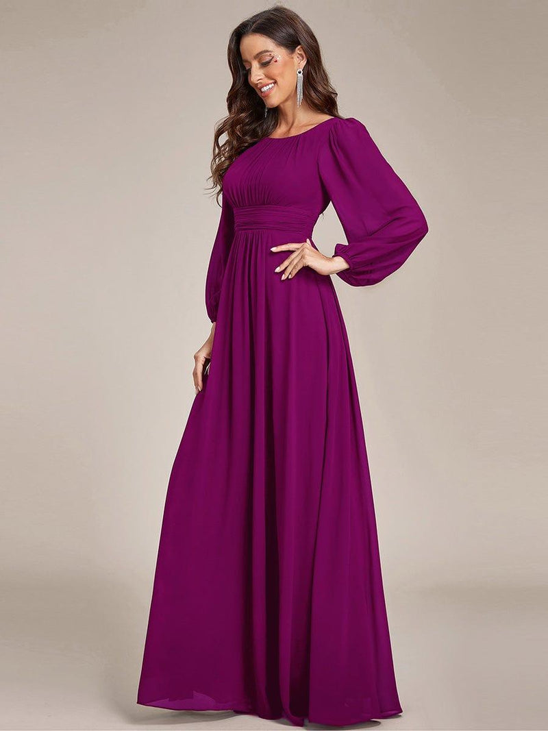 ever CELESTE|Chiffon High Empire Waist Puff Sleeve Mother Dress