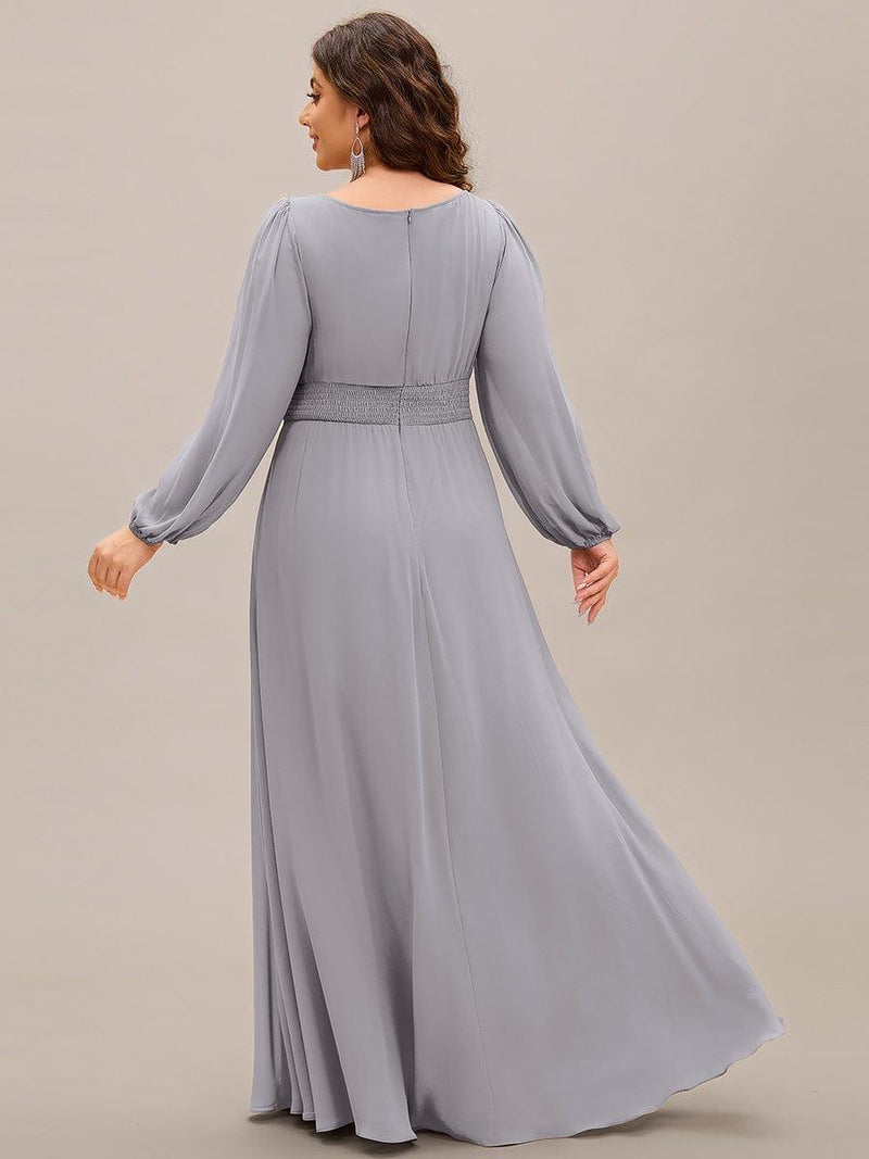 ever CELESTE|Chiffon High Empire Waist Puff Sleeve Mother Dress