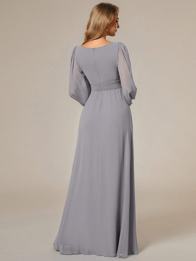 ever CELESTE|Chiffon High Empire Waist Puff Sleeve Mother Dress