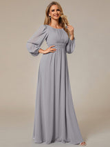 ever CELESTE|Chiffon High Empire Waist Puff Sleeve Mother Dress