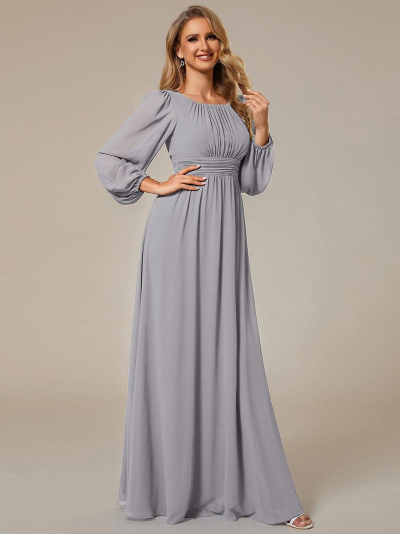ever CELESTE|Chiffon High Empire Waist Puff Sleeve Mother Dress