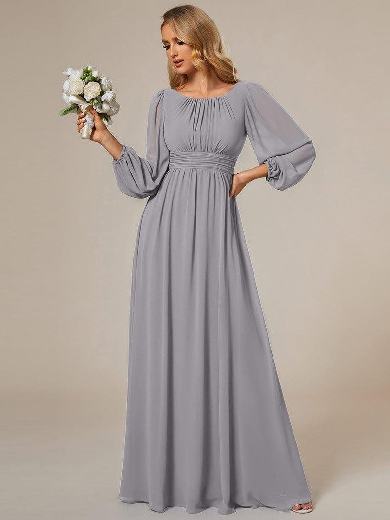ever CELESTE|Chiffon High Empire Waist Puff Sleeve Mother Dress
