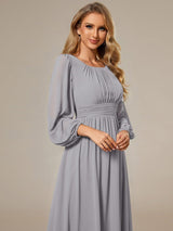 ever CELESTE|Chiffon High Empire Waist Puff Sleeve Mother Dress