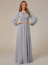 ever CELESTE|Chiffon High Empire Waist Puff Sleeve Mother Dress