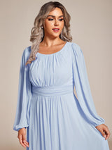 ever CELESTE|Chiffon High Empire Waist Puff Sleeve Mother Dress