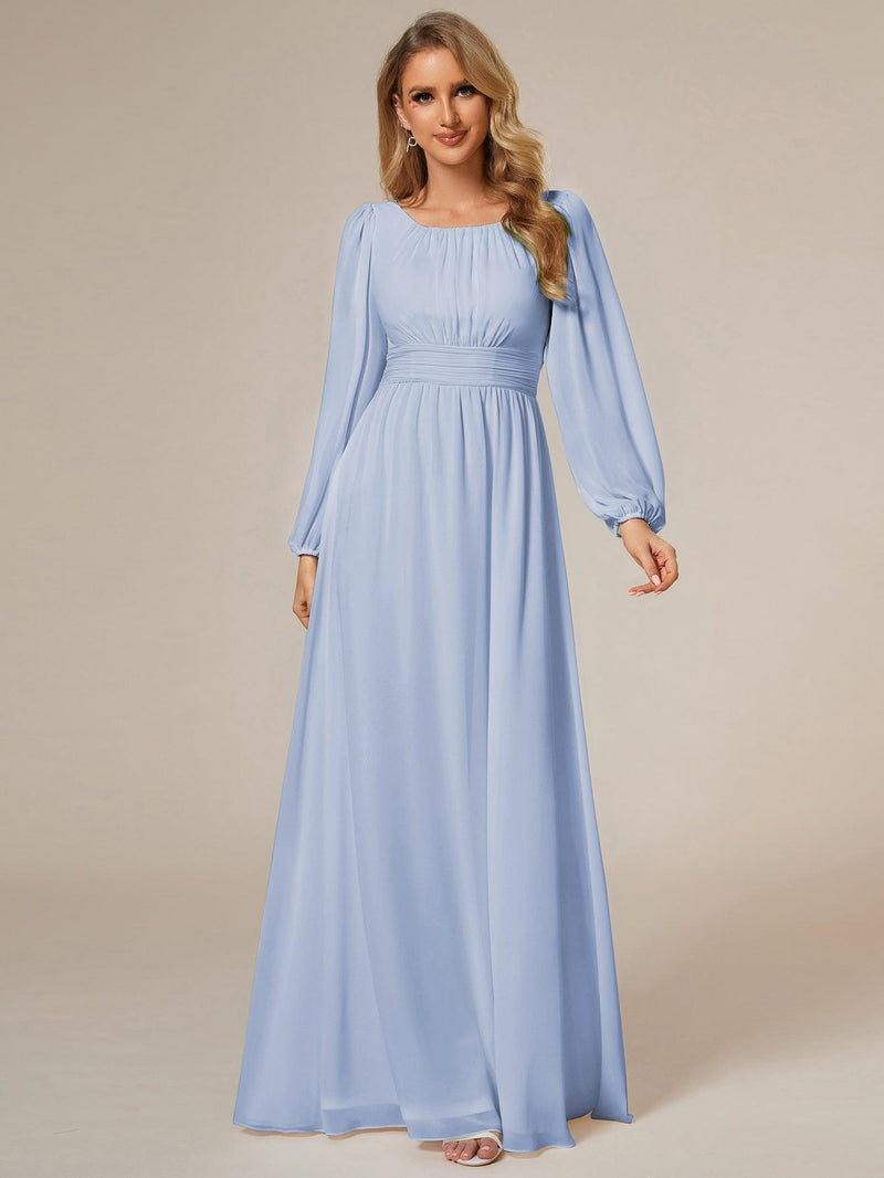 ever CELESTE|Chiffon High Empire Waist Puff Sleeve Mother Dress