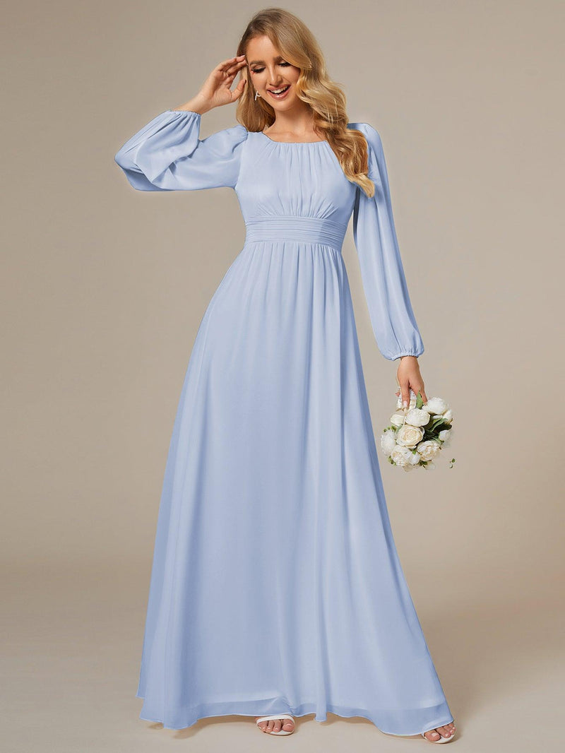 ever CELESTE|Chiffon High Empire Waist Puff Sleeve Mother Dress