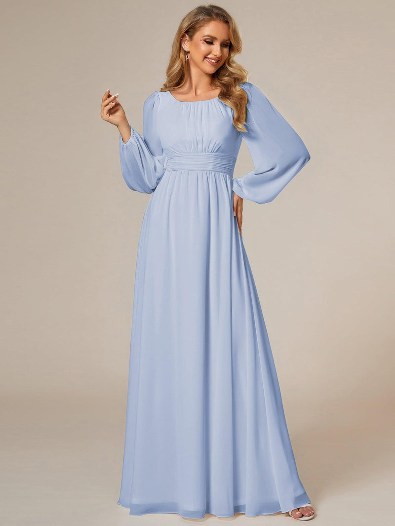 ever CELESTE|Chiffon High Empire Waist Puff Sleeve Mother Dress