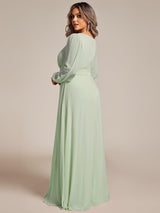 ever CELESTE|Chiffon High Empire Waist Puff Sleeve Mother Dress