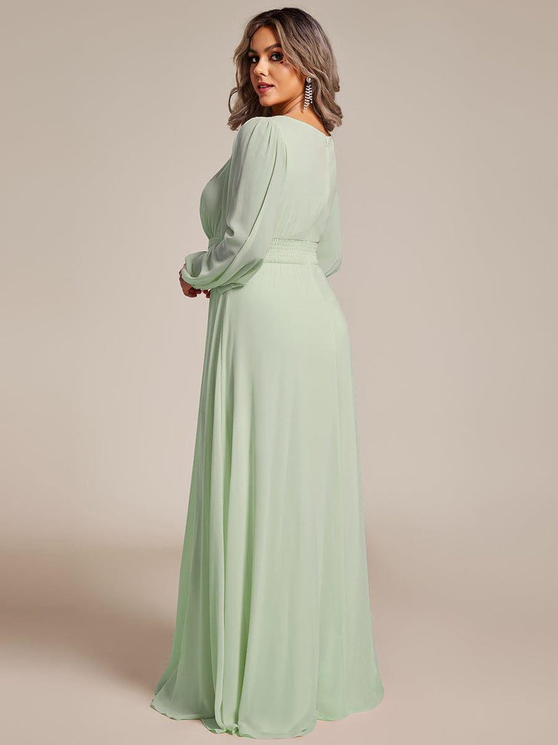 ever CELESTE|Chiffon High Empire Waist Puff Sleeve Mother Dress