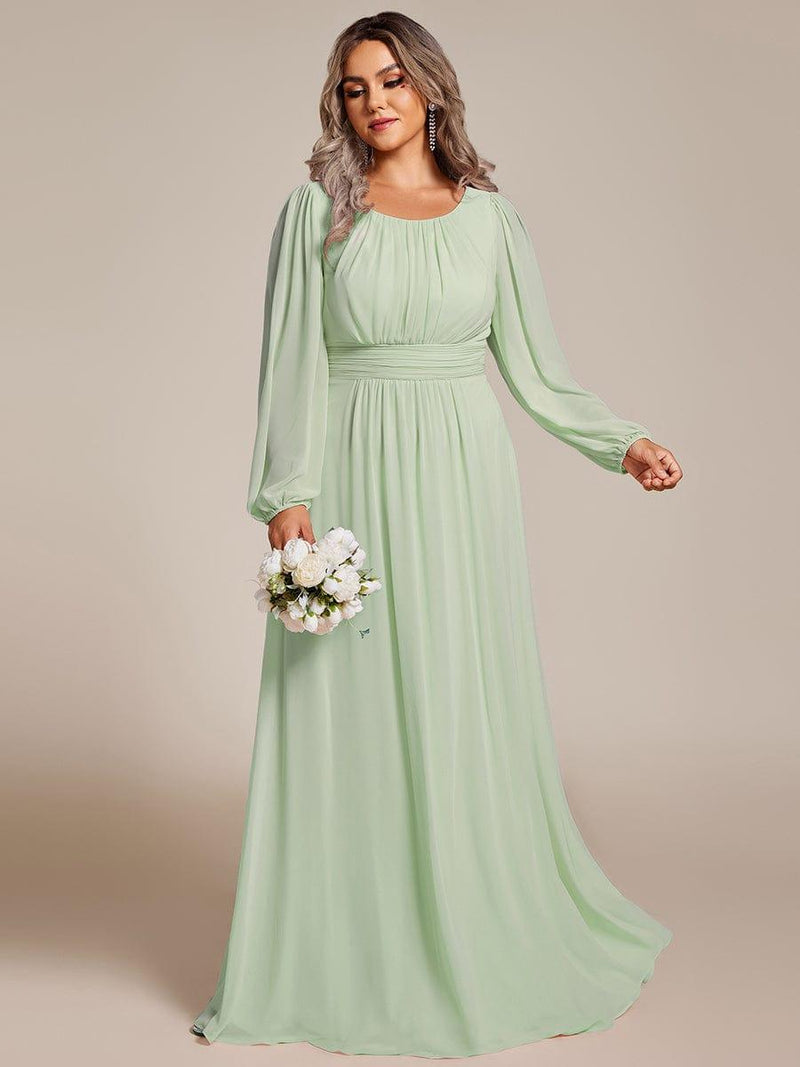ever CELESTE|Chiffon High Empire Waist Puff Sleeve Mother Dress