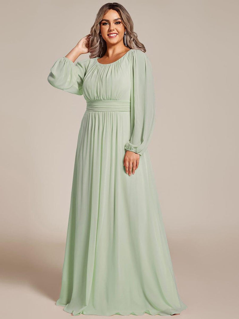 ever CELESTE|Chiffon High Empire Waist Puff Sleeve Mother Dress