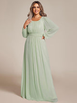 ever CELESTE|Chiffon High Empire Waist Puff Sleeve Mother Dress