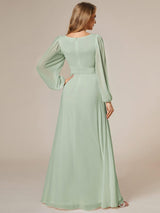 ever CELESTE|Chiffon High Empire Waist Puff Sleeve Mother Dress