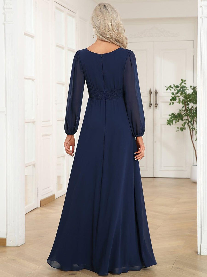 ever CELESTE|Chiffon High Empire Waist Puff Sleeve Mother Dress