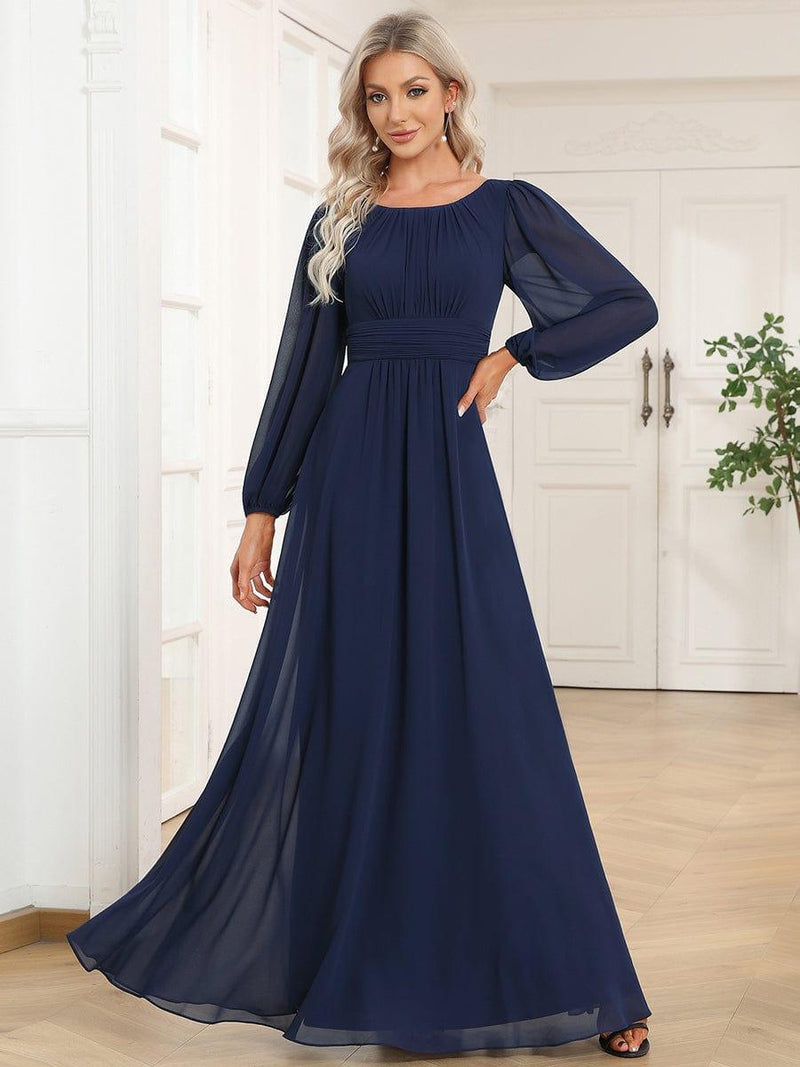 ever CELESTE|Chiffon High Empire Waist Puff Sleeve Mother Dress