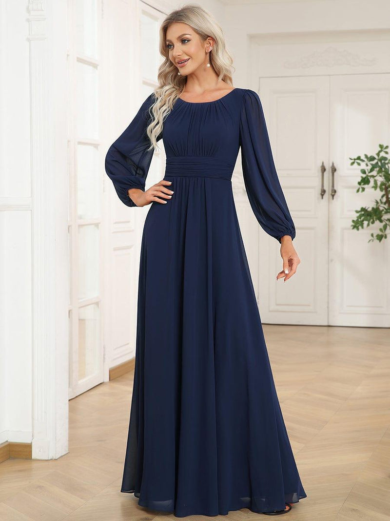 ever CELESTE|Chiffon High Empire Waist Puff Sleeve Mother Dress