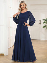 ever CELESTE|Chiffon High Empire Waist Puff Sleeve Mother Dress