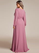 ever CELESTE|Chiffon High Empire Waist Puff Sleeve Mother Dress