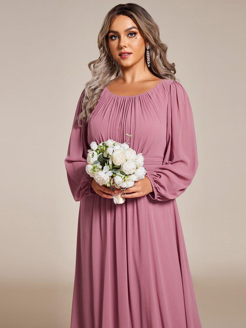 ever CELESTE|Chiffon High Empire Waist Puff Sleeve Mother Dress