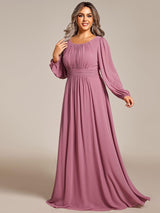 ever CELESTE|Chiffon High Empire Waist Puff Sleeve Mother Dress