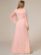ever CELESTE|Chiffon High Empire Waist Puff Sleeve Mother Dress