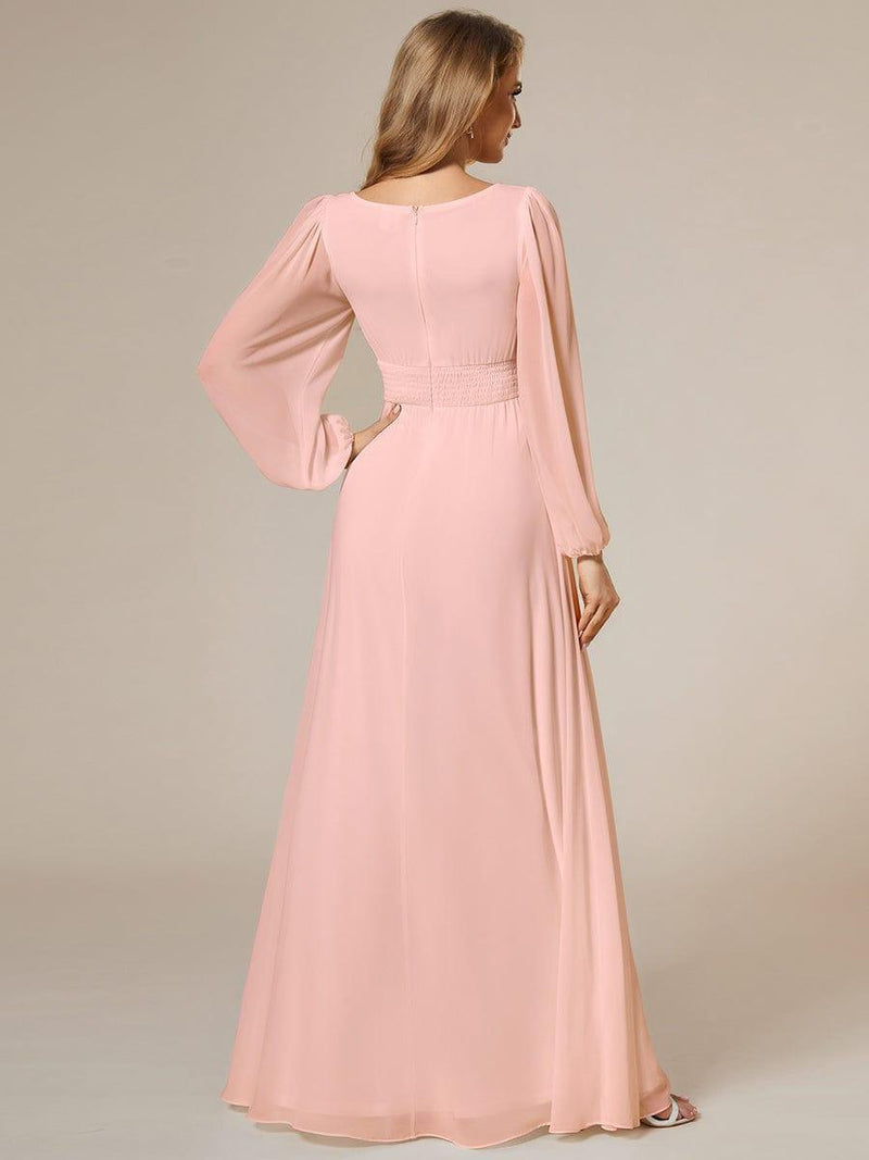 ever CELESTE|Chiffon High Empire Waist Puff Sleeve Mother Dress
