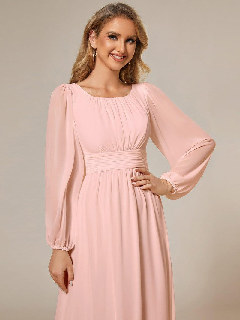 ever CELESTE|Chiffon High Empire Waist Puff Sleeve Mother Dress