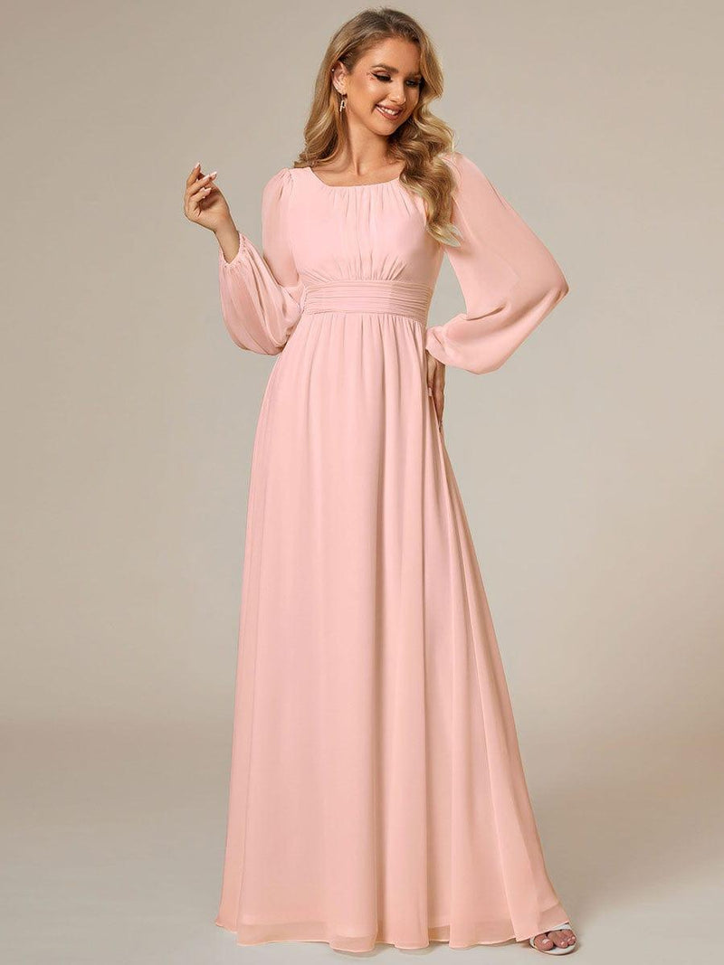 ever CELESTE|Chiffon High Empire Waist Puff Sleeve Mother Dress