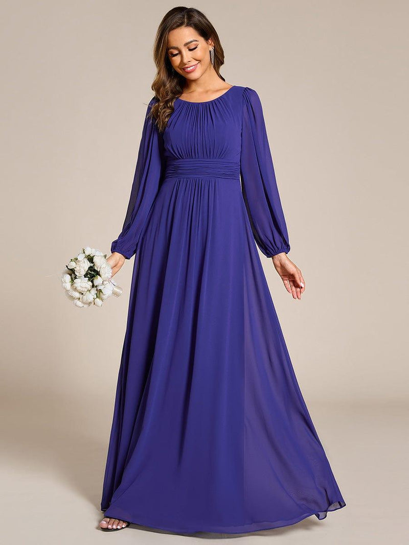 ever CELESTE|Chiffon High Empire Waist Puff Sleeve Mother Dress