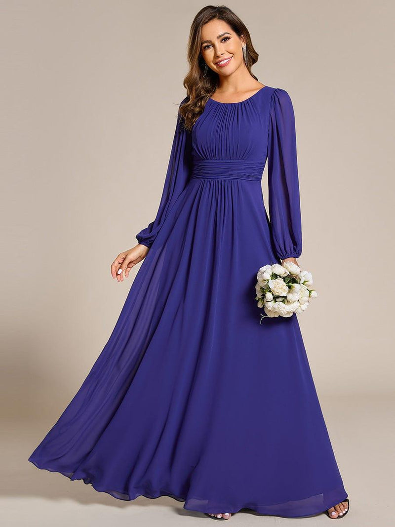 ever CELESTE|Chiffon High Empire Waist Puff Sleeve Mother Dress