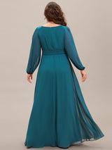 ever CELESTE|Chiffon High Empire Waist Puff Sleeve Mother Dress