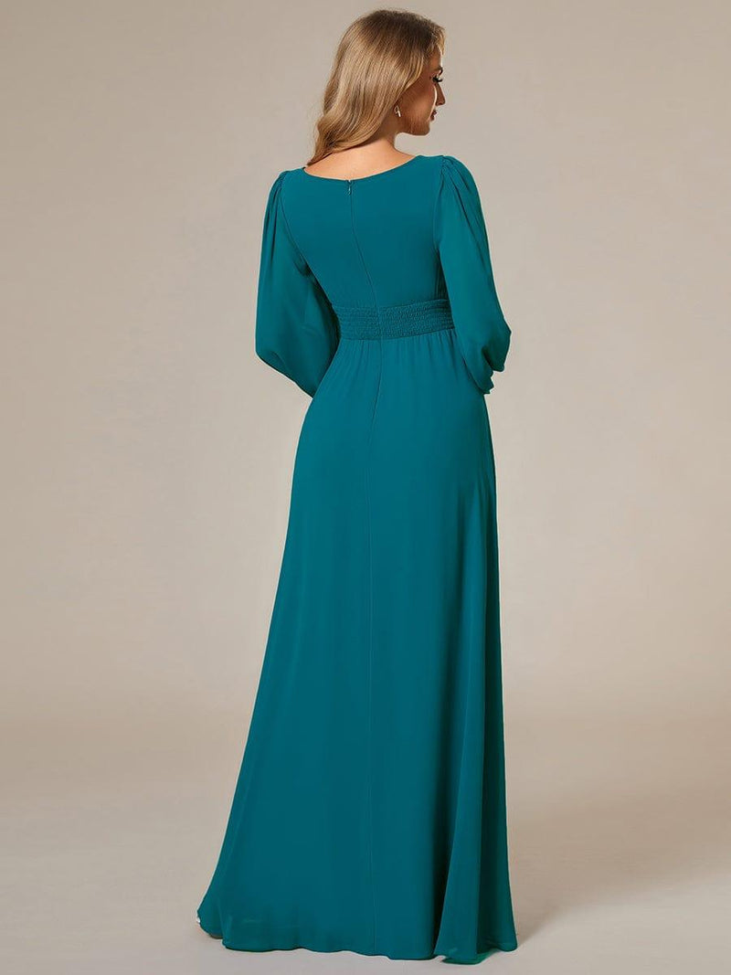 ever CELESTE|Chiffon High Empire Waist Puff Sleeve Mother Dress