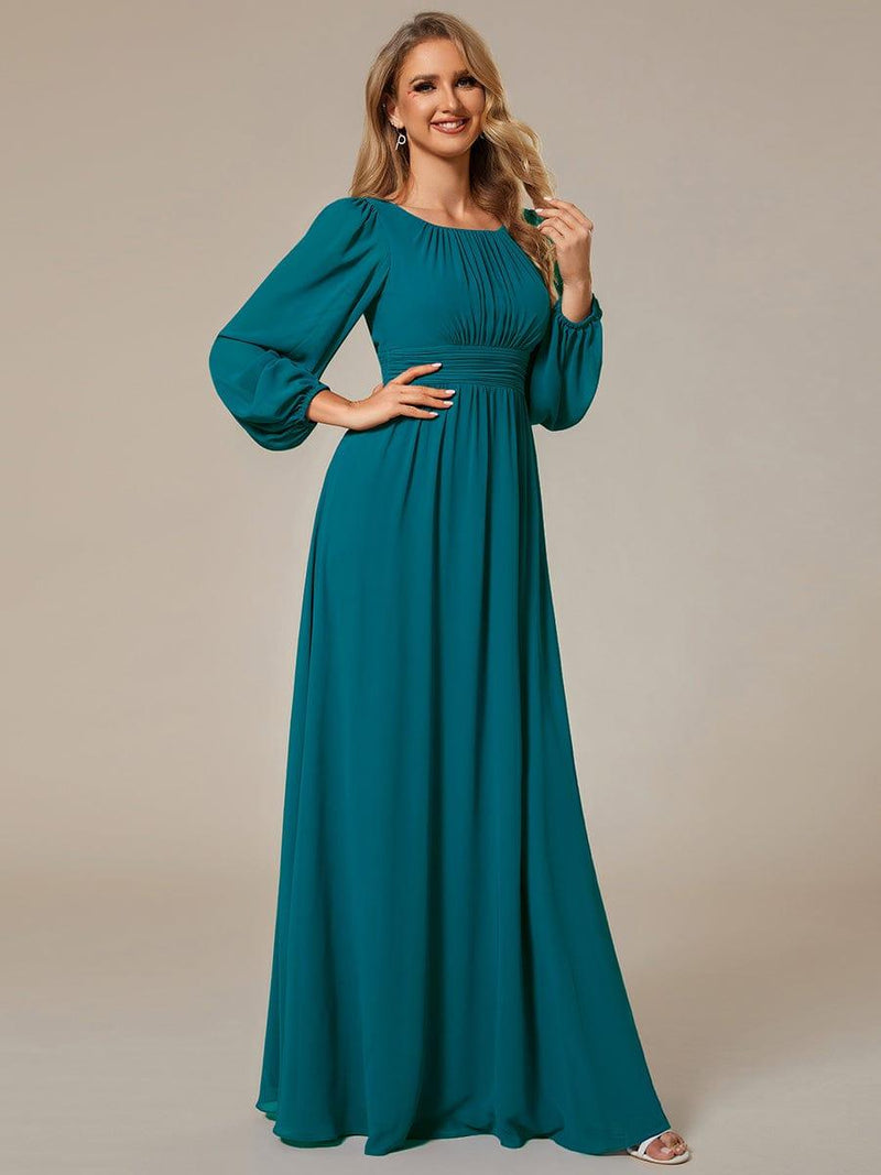 ever CELESTE|Chiffon High Empire Waist Puff Sleeve Mother Dress