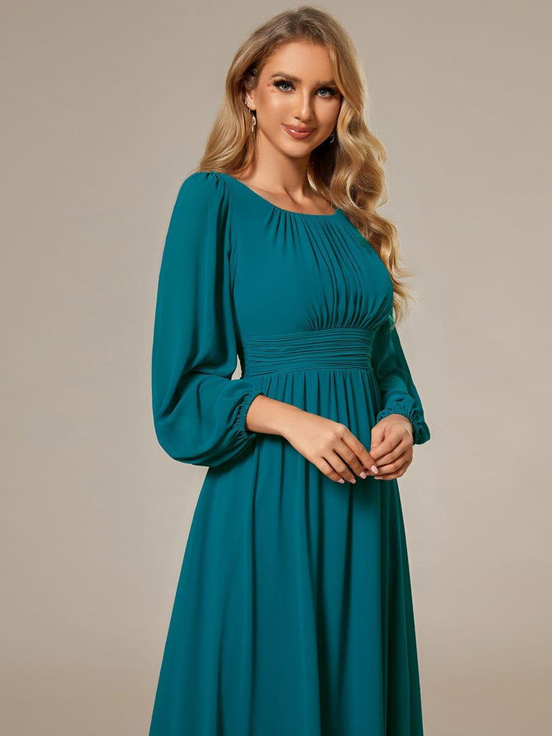 ever CELESTE|Chiffon High Empire Waist Puff Sleeve Mother Dress