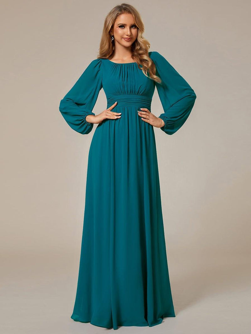 ever CELESTE|Chiffon High Empire Waist Puff Sleeve Mother Dress