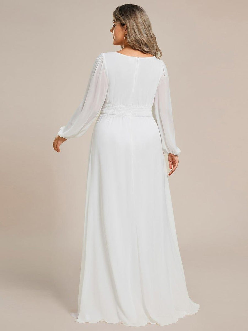 ever CELESTE|Chiffon High Empire Waist Puff Sleeve Mother Dress